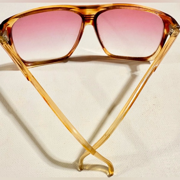 Foster Grant Vintage Tortoise and Pink Aviator Sunglasses main image 8